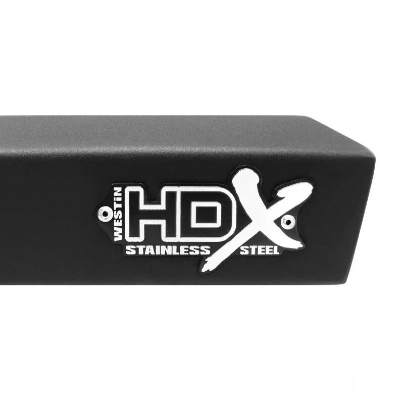 Westin 07-18 Jeep Wrangler JK 2dr. HDX Stainless Drop Nerf Step Bars - Tex. Blk - Additional View 6