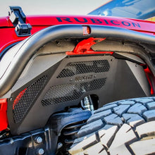 Load image into Gallery viewer, Westin 07-18 Jeep Wrangler JK Inner Fenders - Front - Textured Black - Installation View