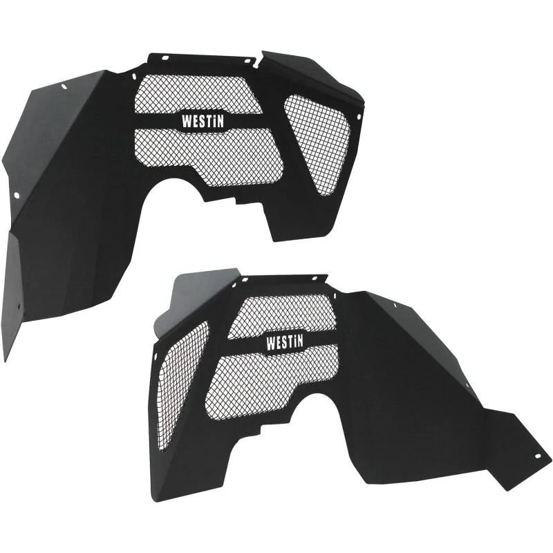 Westin 07-18 Jeep Wrangler JK Inner Fenders - Front - Textured Black - Additional View 6