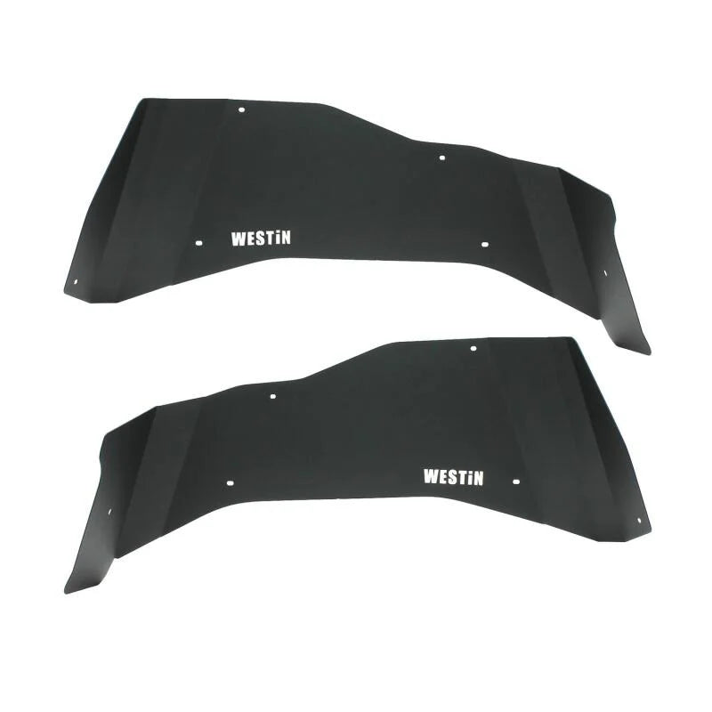Westin 07-18 Jeep Wrangler JK Inner Fenders - Rear - Textured Black - Main Product View