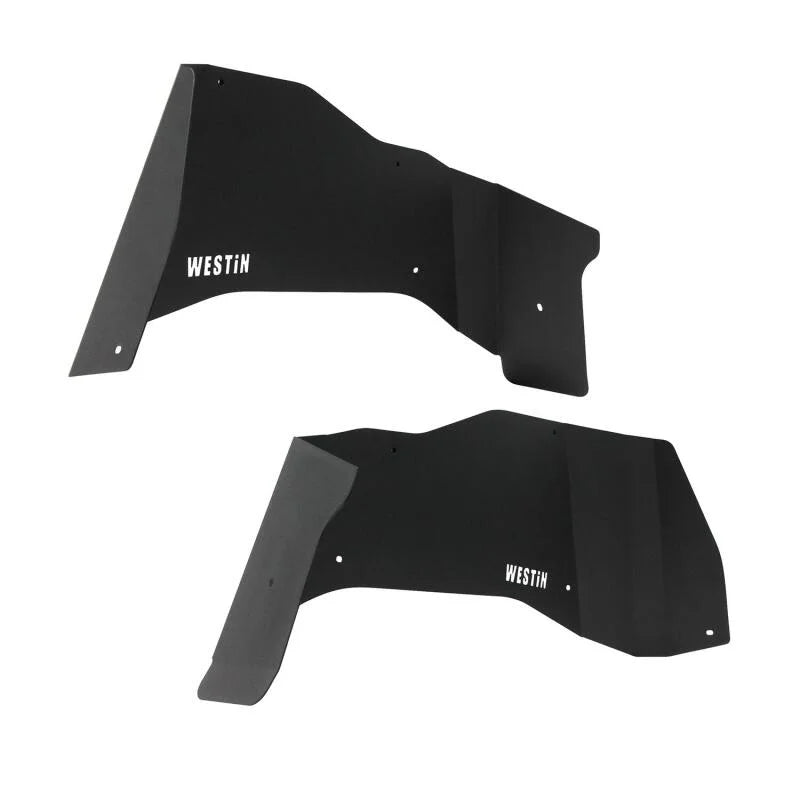 Westin 07-18 Jeep Wrangler JK Inner Fenders - Rear - Textured Black - Side View