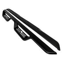 Load image into Gallery viewer, Westin 07-18 Jeep Wrangler JK Unlimited Outlaw Drop Nerf Step Bars - Black - Back View