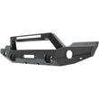 Load image into Gallery viewer, Westin 07-18 Jeep Wrangler JK WJ2 Full Width Front Bumper w/LED Light - Tex. Blk - Main Product View