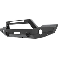 Load image into Gallery viewer, Westin 07-18 Jeep Wrangler JK WJ2 Full Width Front Bumper w/LED Light - Tex. Blk - Main Product View