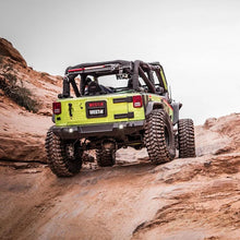 Load image into Gallery viewer, Westin 07-18 Jeep Wrangler JK WJ2 Rear Bumper - Textured Black - Installation View