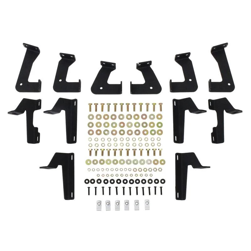 Westin 07-18 Jeep Wrangler JKU 4dr. HDX Stainless Drop Nerf Step Bars - Tex. Blk - Additional View 5