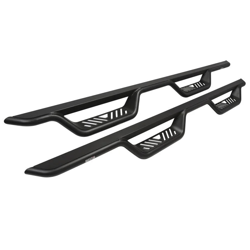 Westin 07-21 Toyota Tundra CrewMax Outlaw Drop Nerf Step Bars - Black - Main Product View