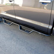Load image into Gallery viewer, Westin 07-21 Toyota Tundra CrewMax Outlaw Drop Nerf Step Bars - Black - Side View