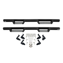 Load image into Gallery viewer, Westin 07-21 Toyota Tundra DC HDX Stainless Drop Nerf Step Bars - Tex. Blk - Back View