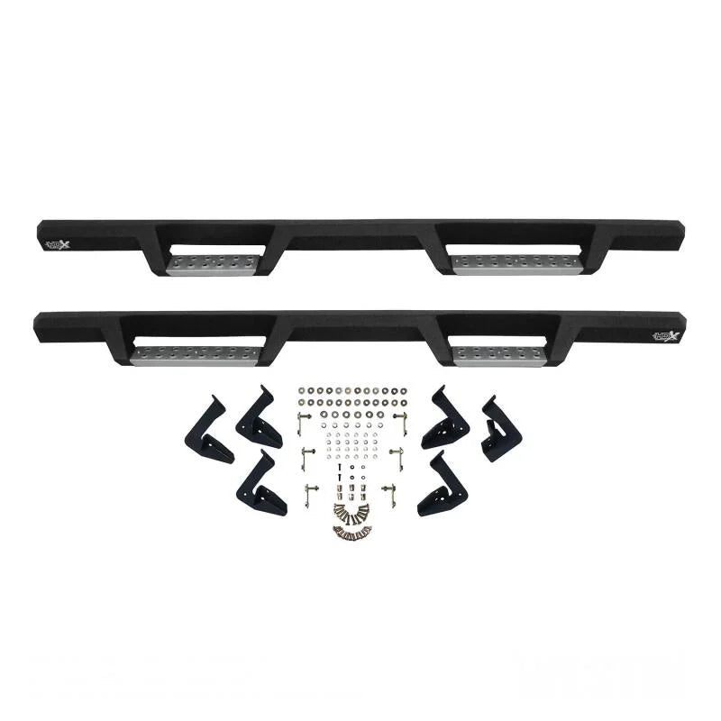 Westin 09-14 Ford F-150 Supercrew HDX Stainless Drop Nerf Step Bars - Tex. Blk - Additional View 9