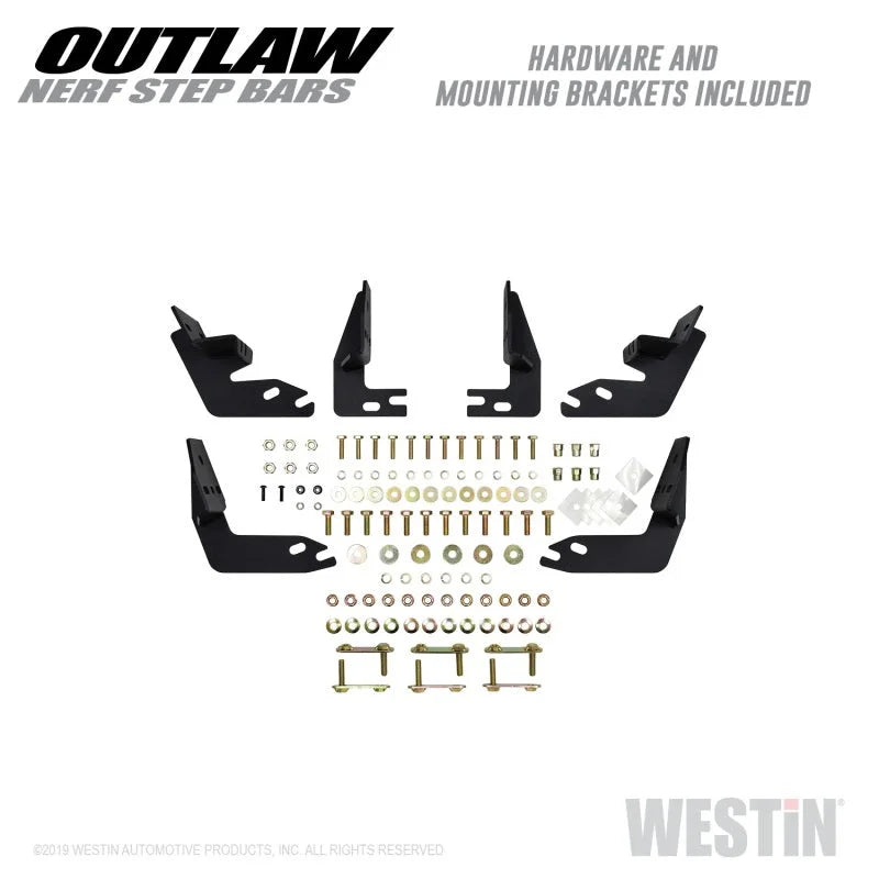 Westin 09-18 Dodge RAM 1500 Crew Cab Outlaw Nerf Step Bars - Additional View 7