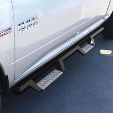 Load image into Gallery viewer, Westin 09-18 RAM 1500 Crew Cab HDX Stainless Drop Nerf Step Bars - Tex. Blk - Side View