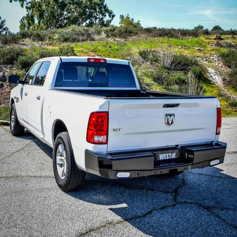 Westin 09-18 Ram 1500 HDX Bandit Rear Bumper - Black - Additional View 7