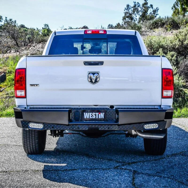 Westin 09-18 Ram 1500 HDX Bandit Rear Bumper - Black - Additional View 8