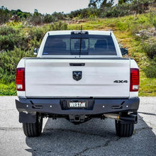 Load image into Gallery viewer, Westin 09-18 Ram 1500 Pro-Series Rear Bumper - Textured Black - Installation View