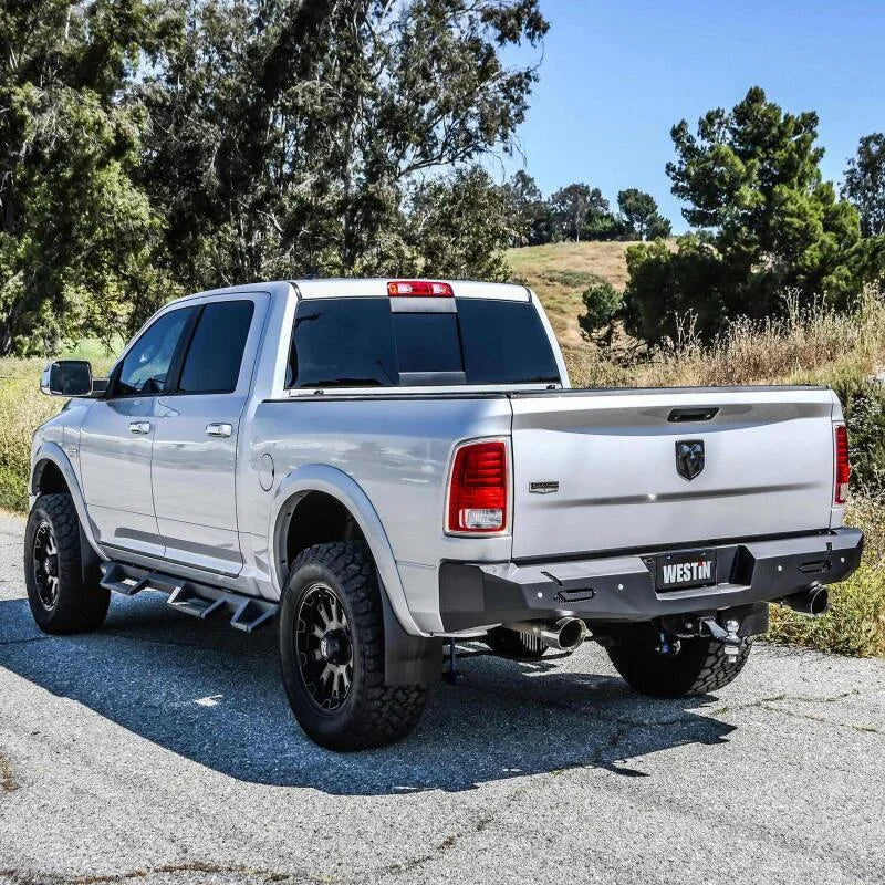 Westin 09-18 Ram 1500 Pro-Series Rear Bumper - Textured Black - Additional View 6