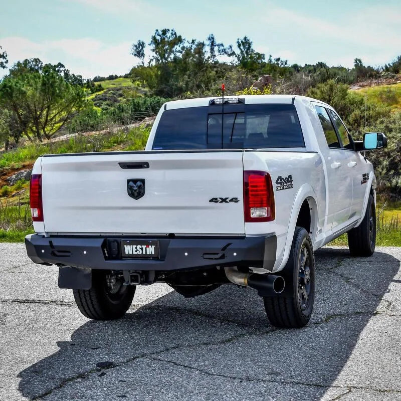 Westin 09-18 Ram 1500 Pro-Series Rear Bumper - Textured Black - Additional View 7