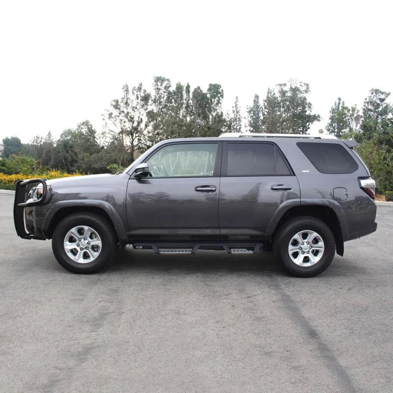 Westin 10-17 Toyota 4Runner Trail Edition (Excl. Ltd) HDX Stainless Drop Nerf Step Bars - Tex. Blk - Installation View