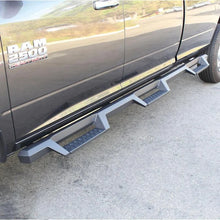 Load image into Gallery viewer, Westin 10-18 RAM 2500/3500 CC 8ft Bed Excl. Dually HDX Drop W2W Nerf Step Bars - Tex. Blk - Side View