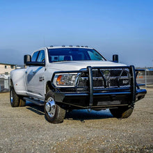 Load image into Gallery viewer, Westin 10-18 RAM 2500/3500 HDX Bandit Front Bumper - Black - Installation View