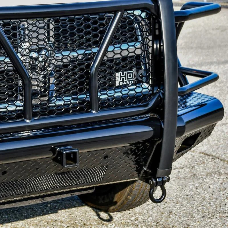 Westin 10-18 RAM 2500/3500 HDX Bandit Front Bumper - Black - Additional View 5