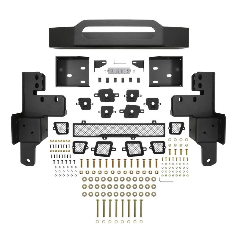 Westin 10-18 RAM 2500/3500 Pro-Series Front Bumper - Tex. Blk - Additional View 9