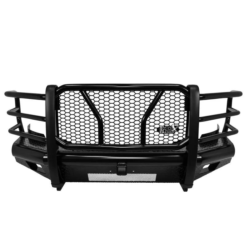 Westin 11-14 Chevrolet Silverado 2500/3500 HDX Bandit Front Bumper - Blk - Side View