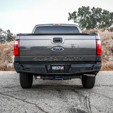 Load image into Gallery viewer, Westin 11-16 Ford F-250/350/450/550 Super Duty Pro-Series Rear Bumper - Textured Black - Back View