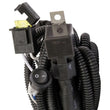 Load image into Gallery viewer, Westin 11ft Length 12 Ga Incl 30 Amp Fuse w/ Loom &amp; Single Connector LED Wiring Harness - Black - Side View