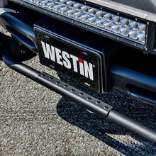 Load image into Gallery viewer, Westin 12-20 Nissan Frontier Sportsman X Grille Guard - Textured Black - Installation View