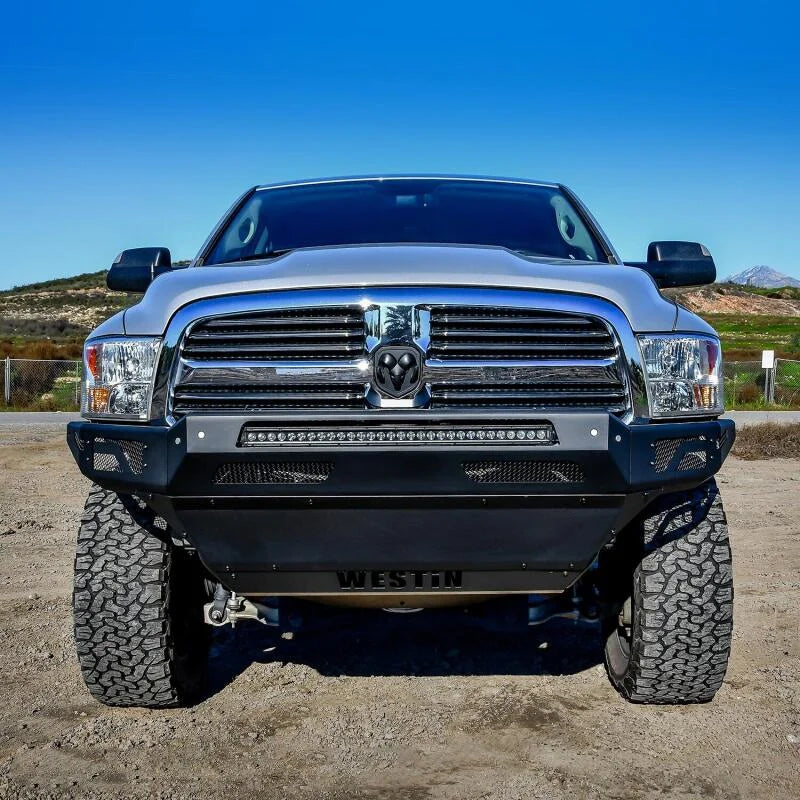 Westin 13-18 Dodge Ram 1500 / 2019 Ram 1500 Classic Pro-Mod Front Bumper - Back View