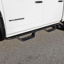 Load image into Gallery viewer, Westin 14-18 Chevrolet Silverado / GMC Sierra Crew Cab Outlaw Nerf Step Bars (Excl. Diesel) - Side View