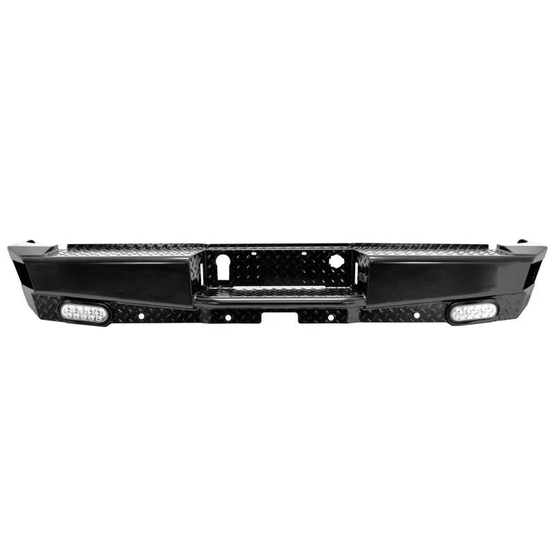 Westin 14-18 Chevrolet Silverado HDX Bandit Rear Bumper - Black - Main Product View