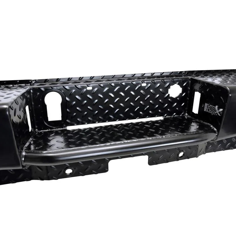 Westin 14-18 Chevrolet Silverado HDX Bandit Rear Bumper - Black - Additional View 6