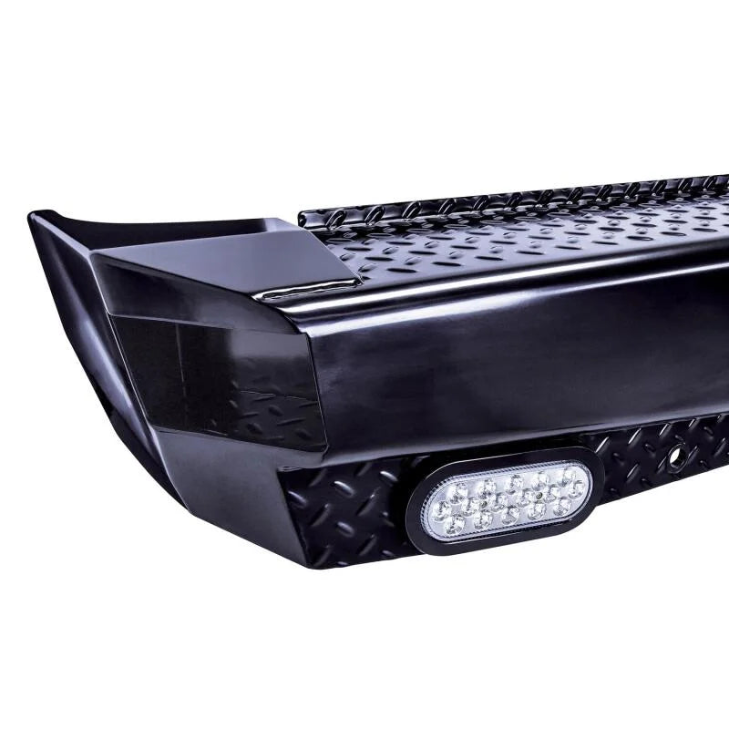 Westin 14-18 Chevrolet Silverado HDX Bandit Rear Bumper - Black - Additional View 8