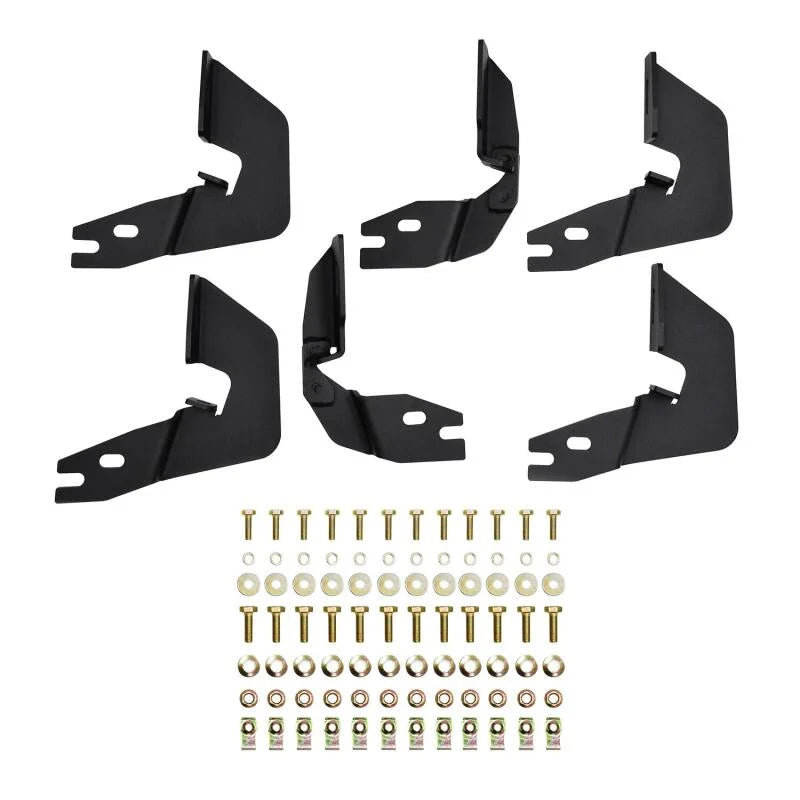 Westin 14-18 Chevrolet/GMC Silv/Seirra 1500 Double Cab Outlaw Nerf Step Bars - Back View