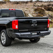 Load image into Gallery viewer, Westin 14-18 Chevy Silverado 1500 Pro-Series Rear Bumper - Textured Black - Back View