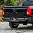 Load image into Gallery viewer, Westin 14-18 Chevy Silverado 1500 Pro-Series Rear Bumper - Textured Black - Installation View