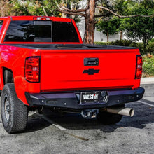Load image into Gallery viewer, Westin 14-18 Chevy Silverado 1500 Pro-Series Rear Bumper - Textured Black - Additional View 7