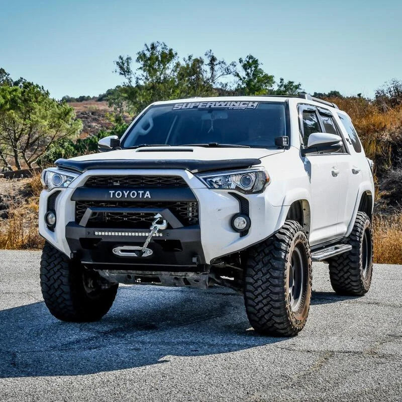Westin 14-20 Toyota 4Runner Pro-Series Bumper Angular Bull Bar - Textured Black - Side View