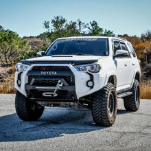 Load image into Gallery viewer, Westin 14-20 Toyota 4Runner Pro-Series Bumper Angular Bull Bar - Textured Black - Side View