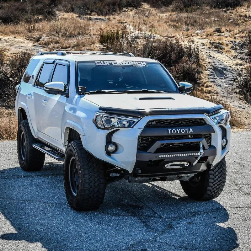 Westin 14-20 Toyota 4Runner Pro-Series Bumper Angular Bull Bar - Textured Black - Installation View