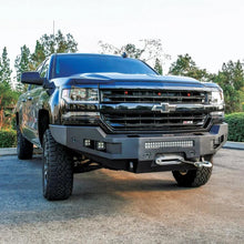 Load image into Gallery viewer, Westin 15-19 Chevrolet Silverado 2500/3500 Pro-Series Front Bumper - Textured Black - Back View