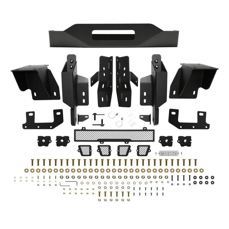 Westin 15-19 Chevrolet Silverado 2500/3500 Pro-Series Front Bumper - Textured Black - Additional View 11
