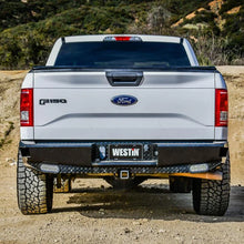 Load image into Gallery viewer, Westin 15-20 Ford F-150 HDX Bandit Rear Bumper - Black - Side View