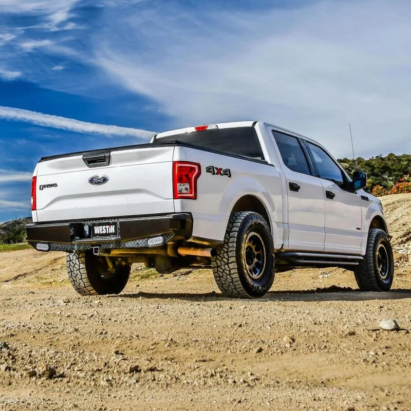 Westin 15-20 Ford F-150 HDX Bandit Rear Bumper - Black - Additional View 6