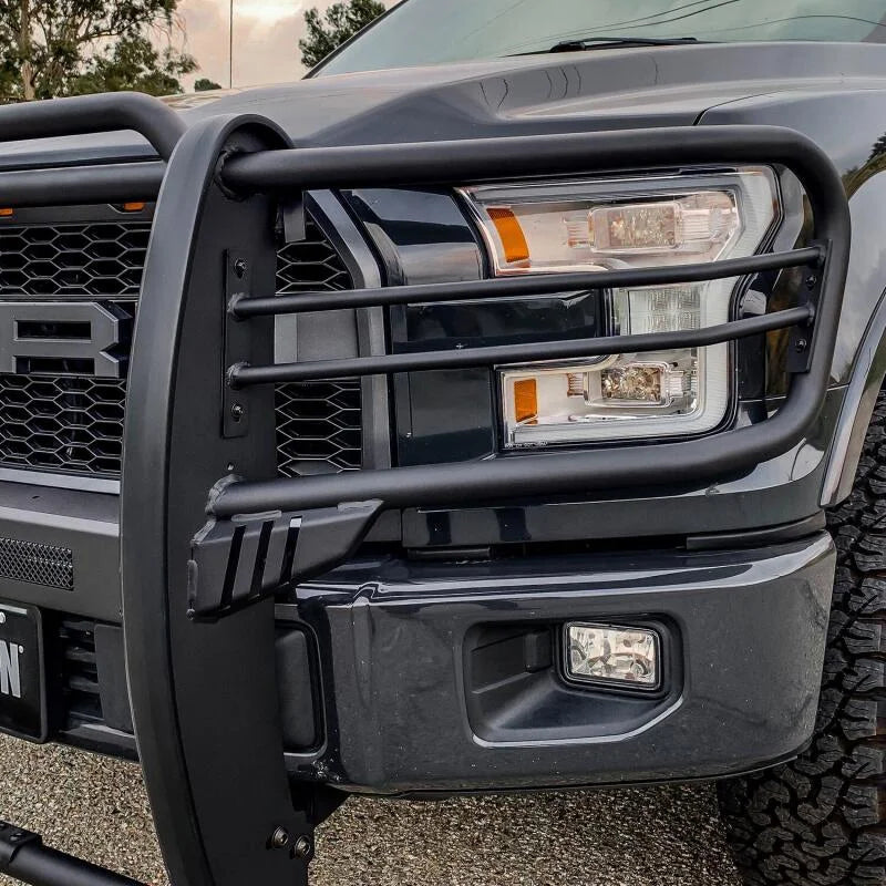 Westin 15-20 Ford F150 Sportsman X Grille Guard - Textured Black - Installation View
