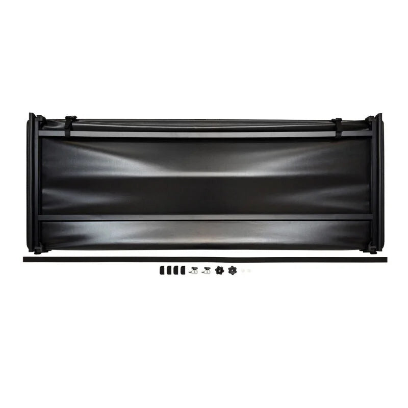 Westin 15-21 F-150 Standard Short Bed 8ft. Soft Tri-Fold Tonneau Cover - Black - Back View