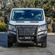 Load image into Gallery viewer, Westin 15-21 Ford Transit 150/250/350 HDX Grille Guard - Black - Back View