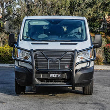 Load image into Gallery viewer, Westin 15-21 Ford Transit 150/250/350 HDX Grille Guard - Black - Back View
